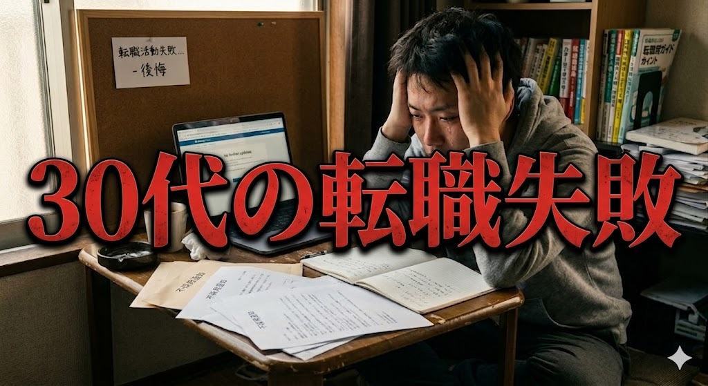 30代の転職失敗について書いた記事のアイキャッチ画像